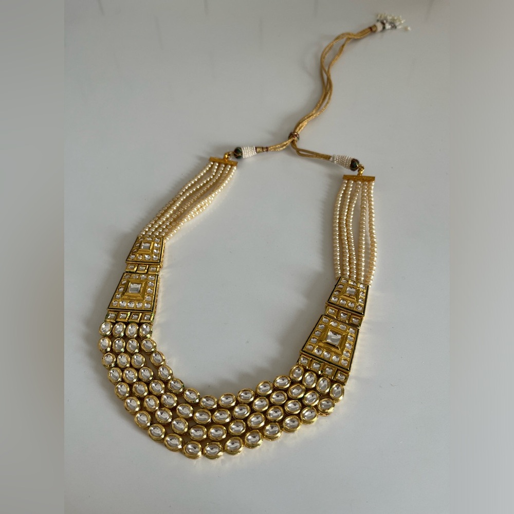 Elegant necklace with perfect matching earrings.